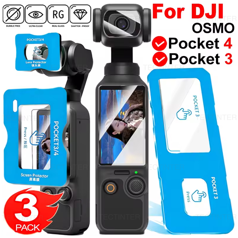 Glass Protector Auto - 9H HD Tempered Glass+Screen Lens Protector