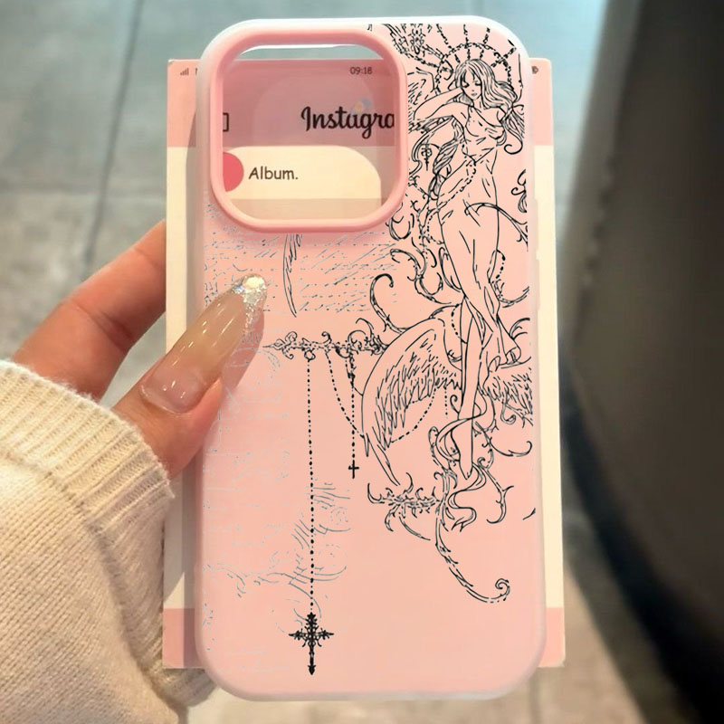 Gothic Style Angel Cross Line  - Samsung Galaxy A55 recension och pris