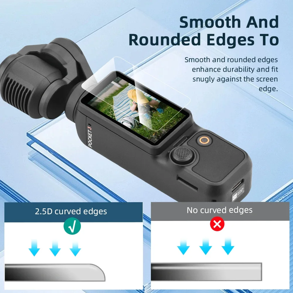 BRDRC Screen Protector for DJI - Glass Protector Auto recension och pris