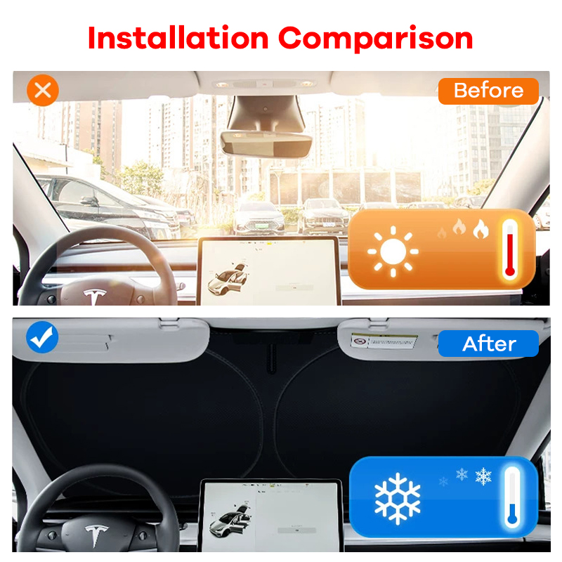 For Tesla Model Y YL 3 Highlan - Glass Protector Auto recension och pris