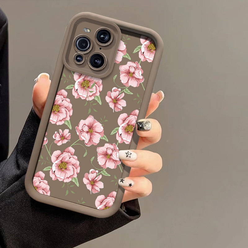 Silicone Flower Phone Case For - Oppo Find X8 recension och pris