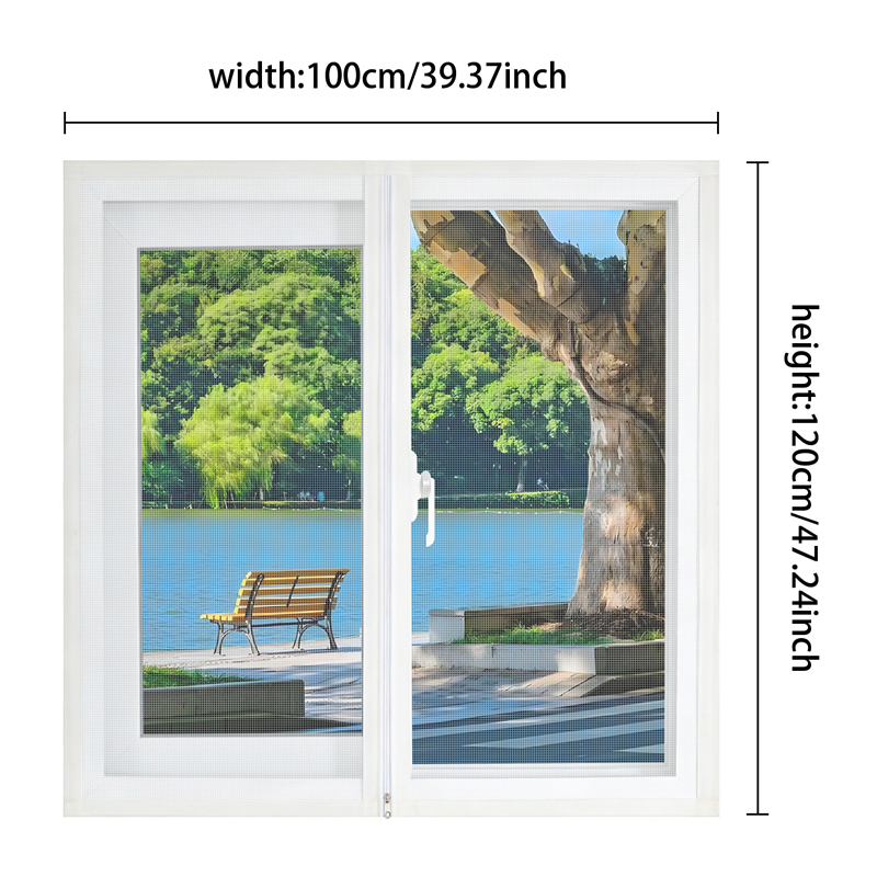 White Zipper Window Screen, To - Screen Alignment Tool recension och pris
