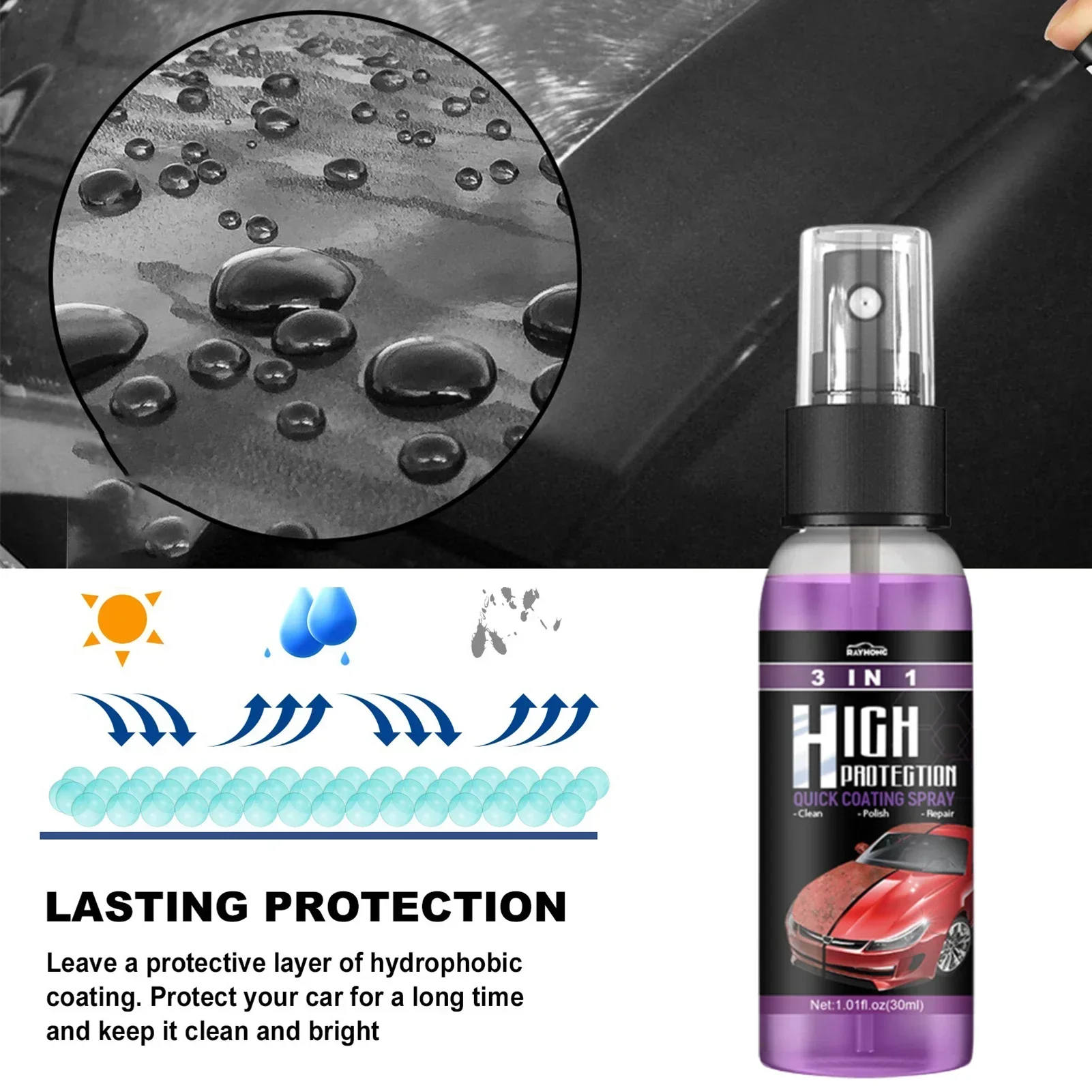 3 In 1 Car Ceramic Nano Coatin - Nano Liquid Coating recension och pris