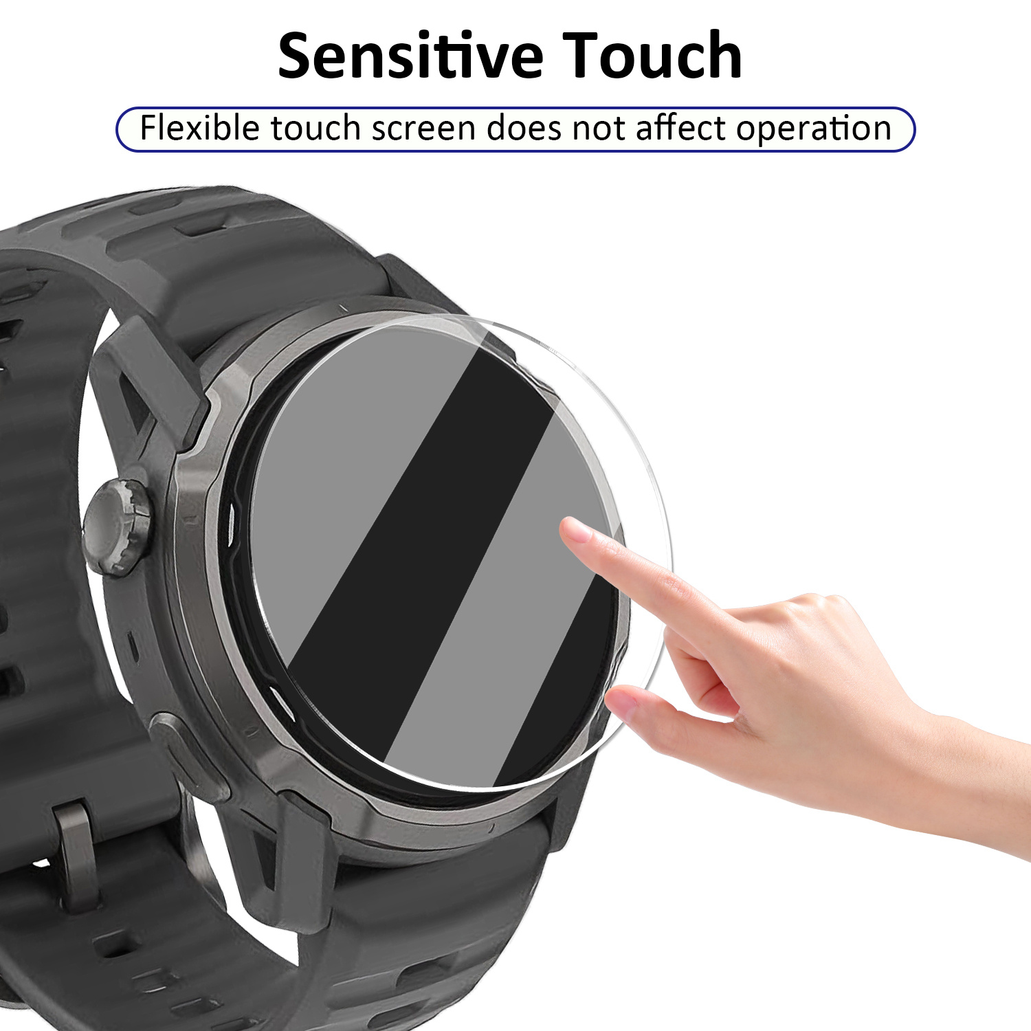2Pcs Watch Protectors for Coro - Tempered Glass Screen 9H recension och pris