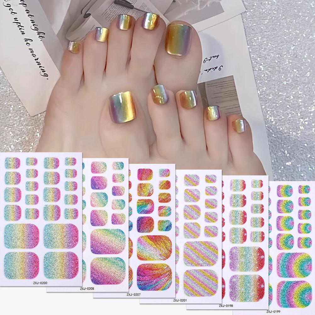 Rainbow Glitter Color Self-adh - Full Cover Adhesive recension och pris
